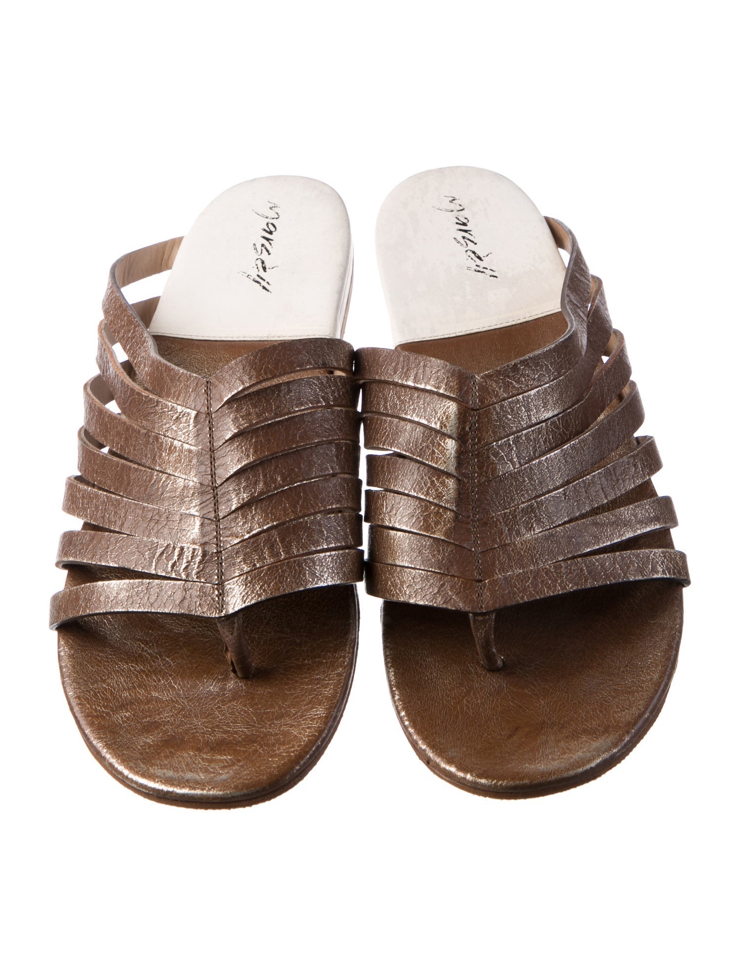 Marsèll Leather Slides